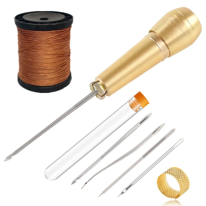Leatherwork Thread - Kit de couture en cuir avec