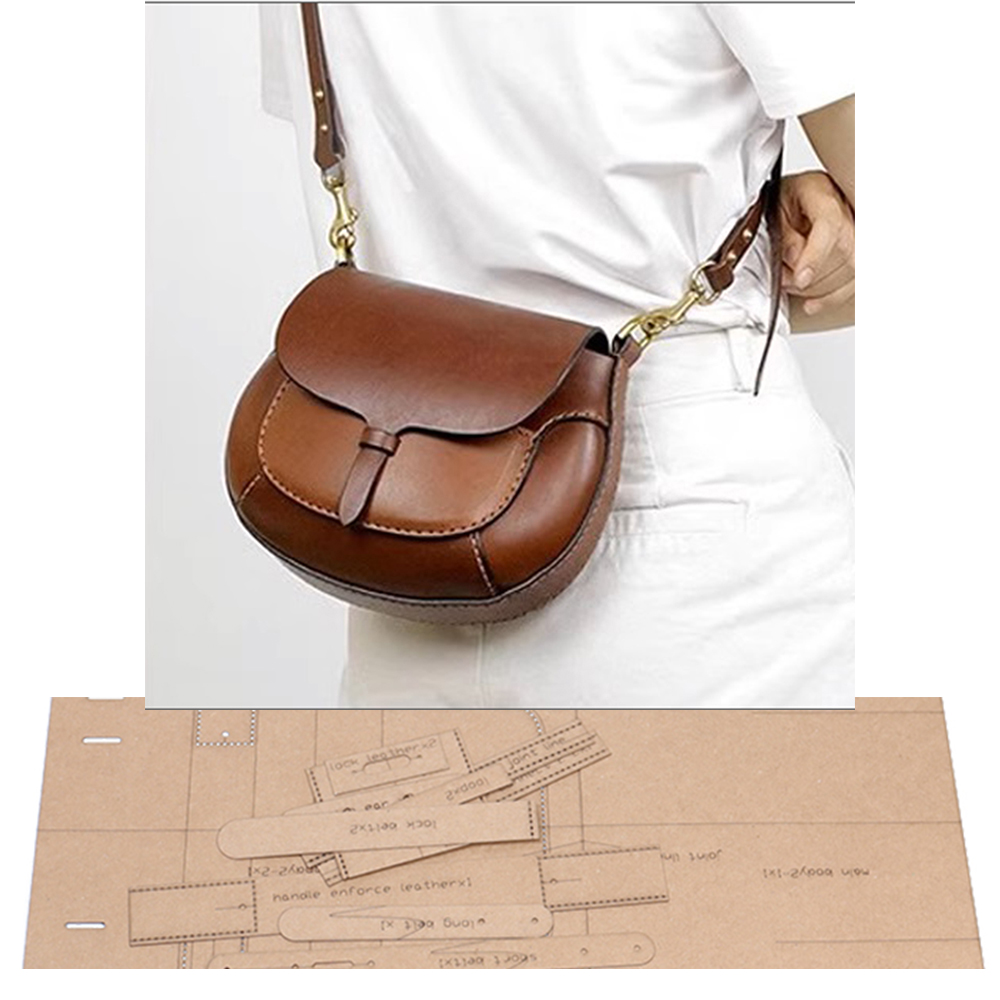 Leatherwork Templates - Bricolage cuir artisanat femmes dégager sac