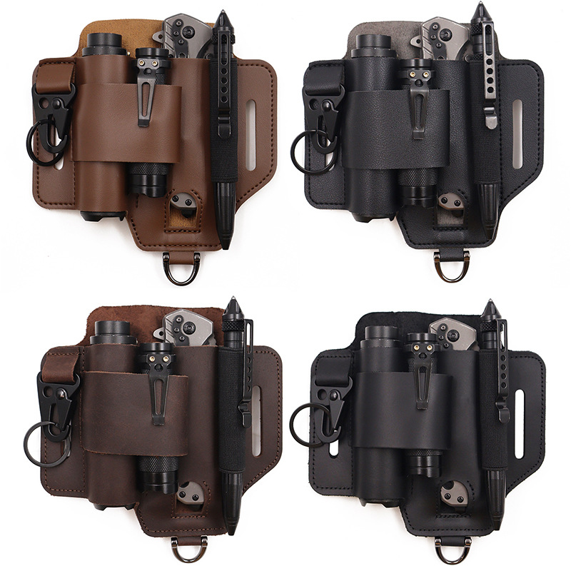 Leatherwork Bag - EDC – étui à outils tactique,