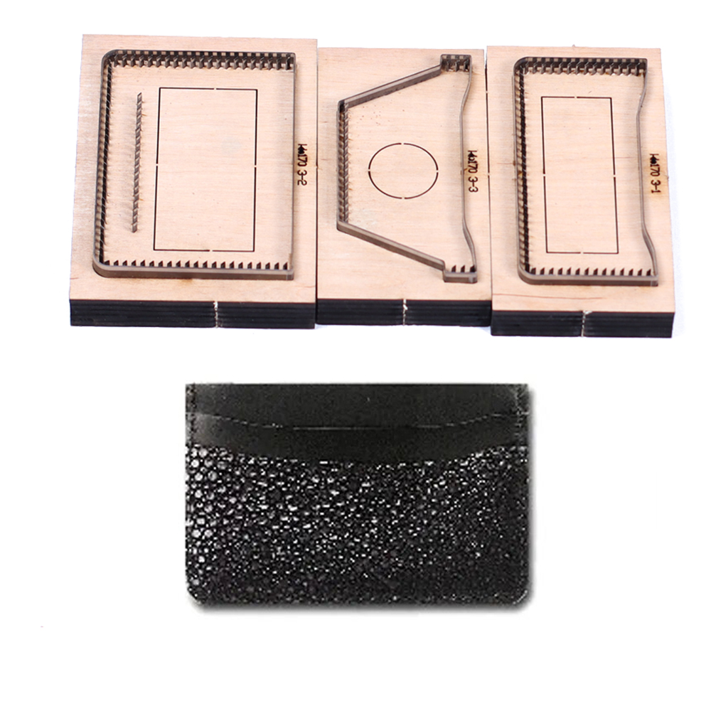 Leatherwork Templates - Carte artisanale en cuir, bricolage, porte-carte