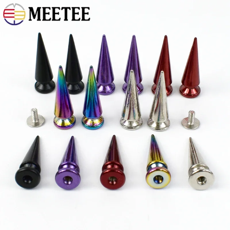 Leatherwork Hardware - 10/20 pièces Rivets métalliques Meetee, Clous