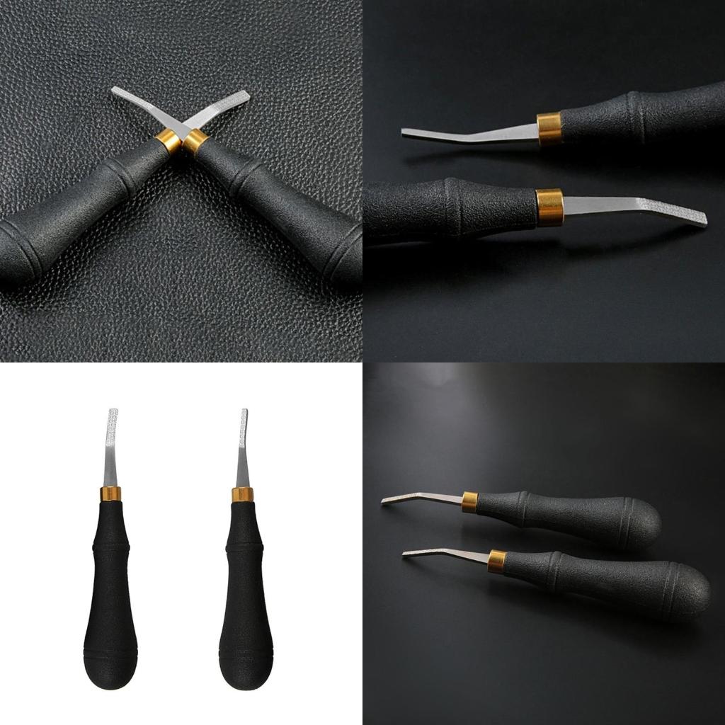 Leatherwork Edge Beveler - Outil bise bord en en acier