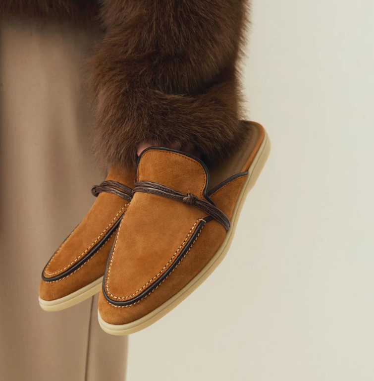 Leather Work Flats - Mocassins pour hommes Designer luxe moyen-orient
