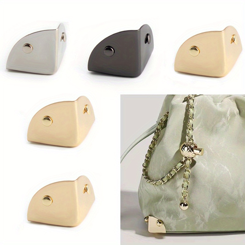 Leatherwork Hardware - Boucle de protection d'angle triangulaire en