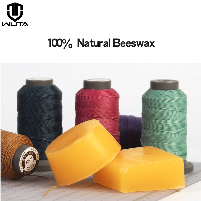 Leatherwork Thread - WUTA 1PC 100% cire d'abeille naturelle