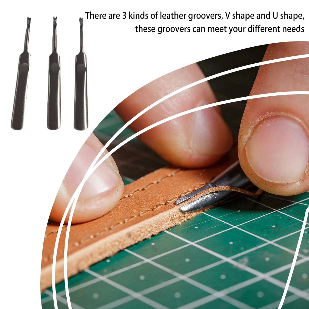 Kit de rainurage du cuir 3 piè - Leatherwork Edge Beveler avis et prix