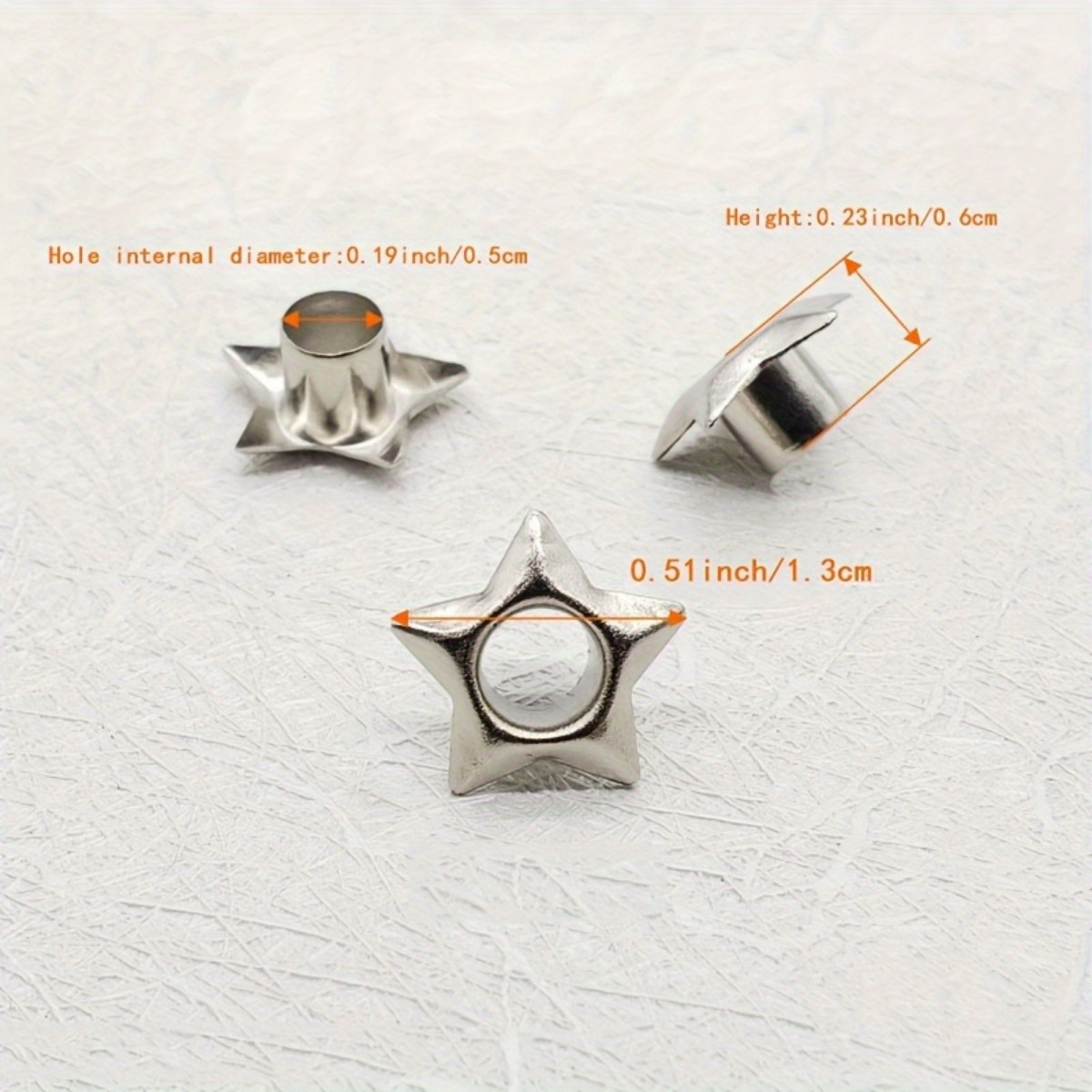 Oeillets en forme d'étoile 5mm - Leatherwork Eyelets avis et prix