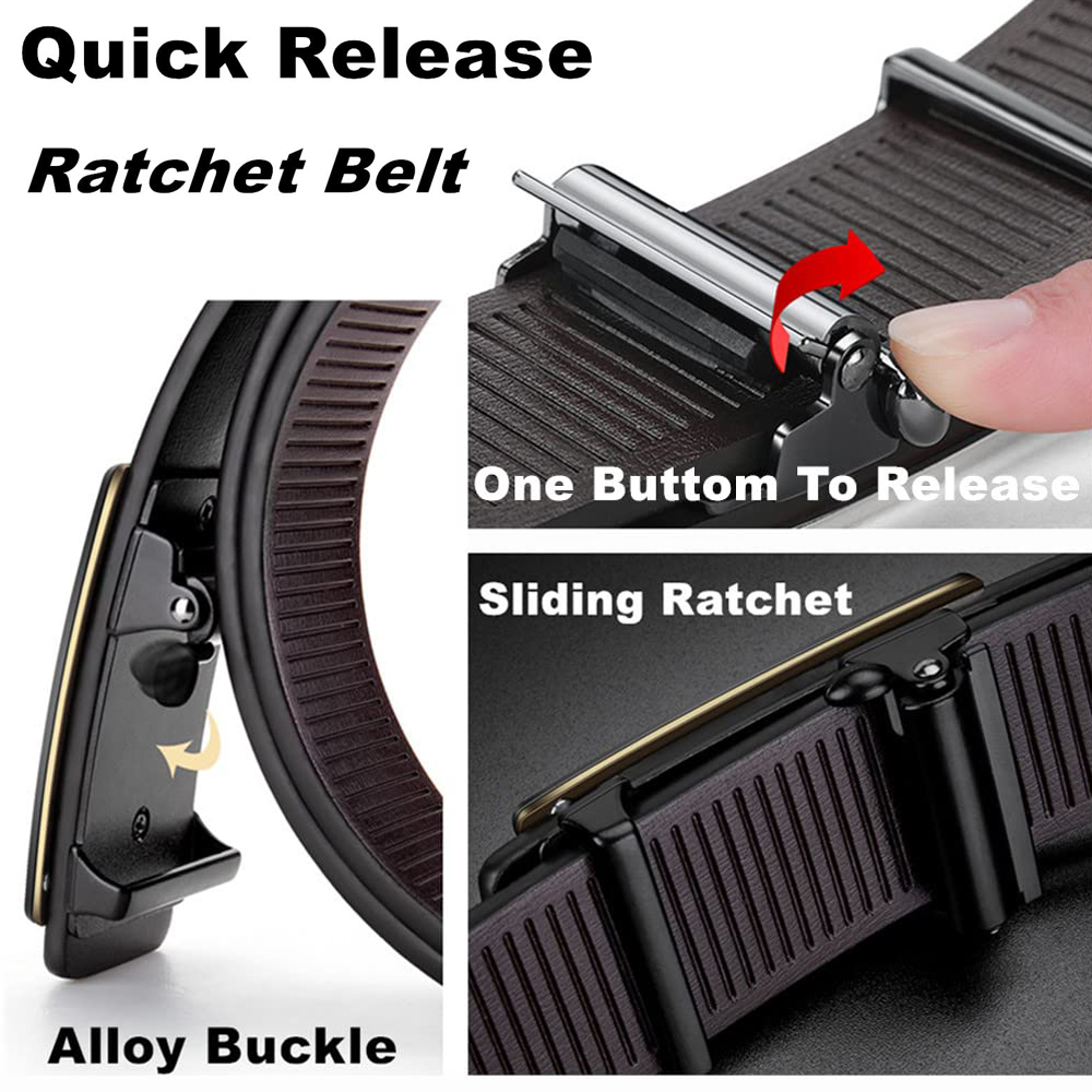 Ceinture élégante en cuir PU p - Leather Works Belt avis et prix