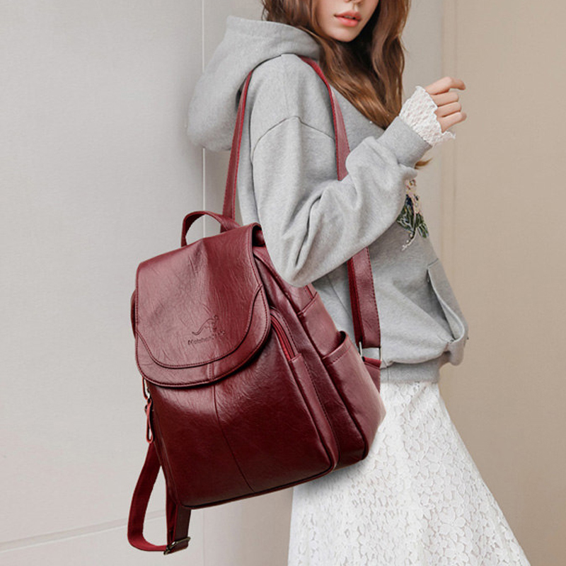 9 couleurs femmes sacs à dos e - Leatherwork Letters avis et prix