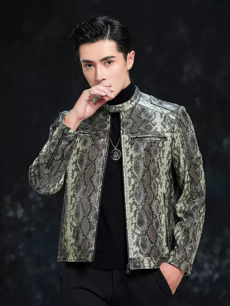 Veste en cuir véritable pour h - Leather Work Jacket Mens avis et prix