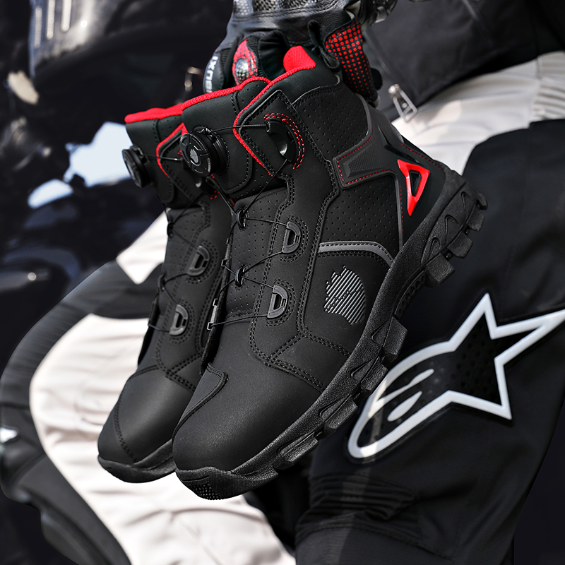 Bottes de moto professionnelle - Leather Work Flats avis et prix