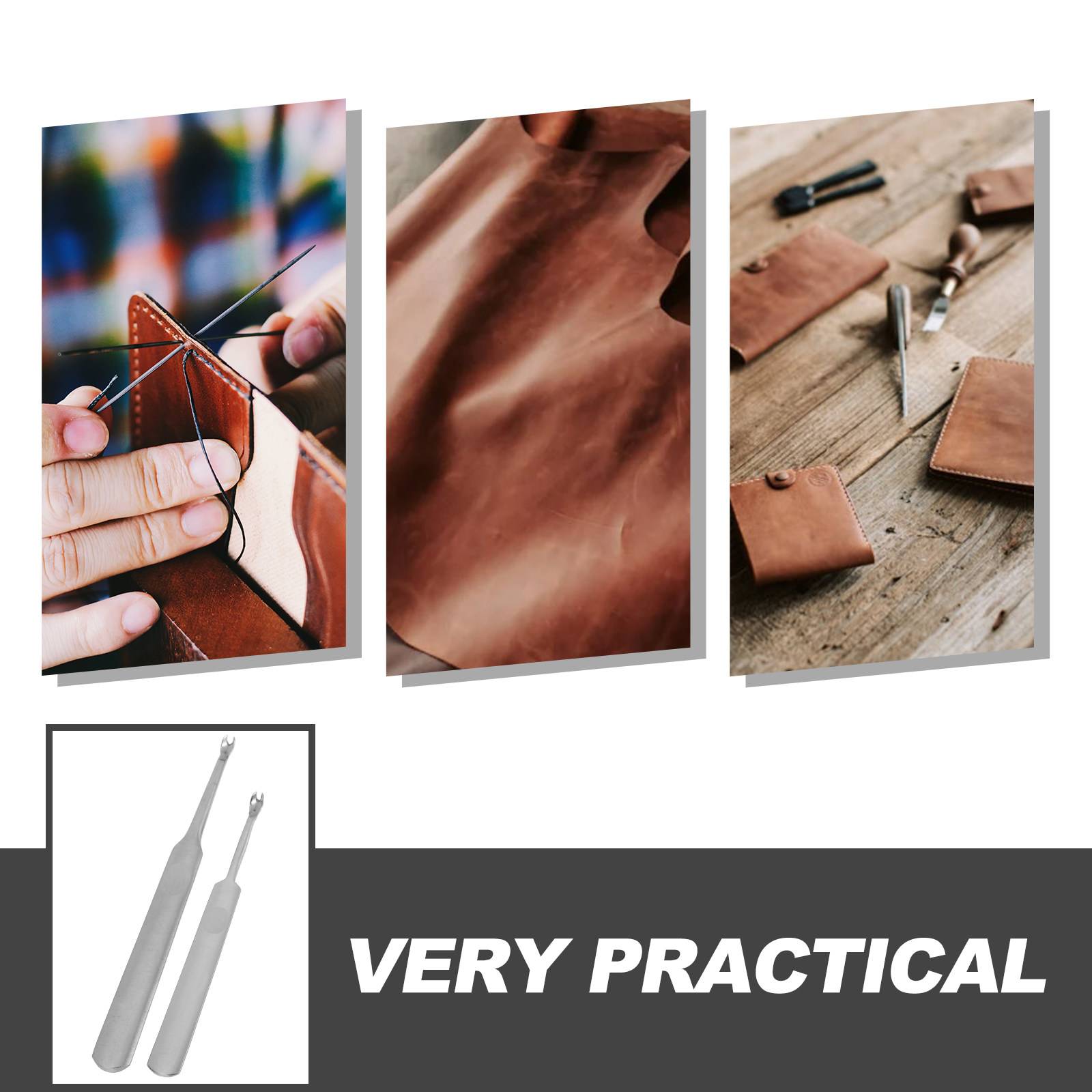 Lot de 2 rainureurs en acier i - Leatherwork Edge Beveler avis et prix