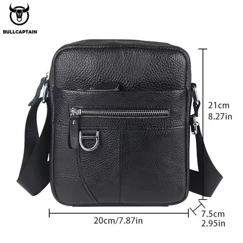 BULLCAPTAIN sac de messager en - Leatherwork Letters avis et prix