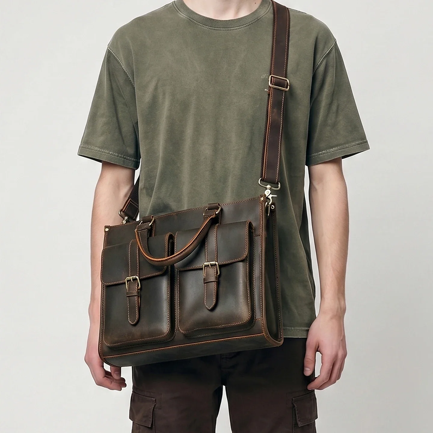 Sac à bandoulière vintage en c - Leatherwork Thread avis et prix