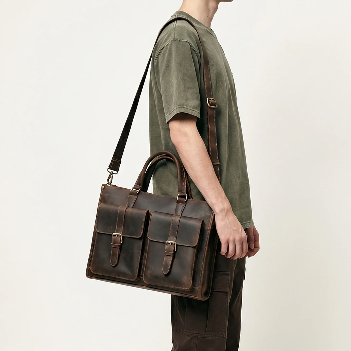 Sac à bandoulière vintage en c - Leatherwork Thread avis et prix