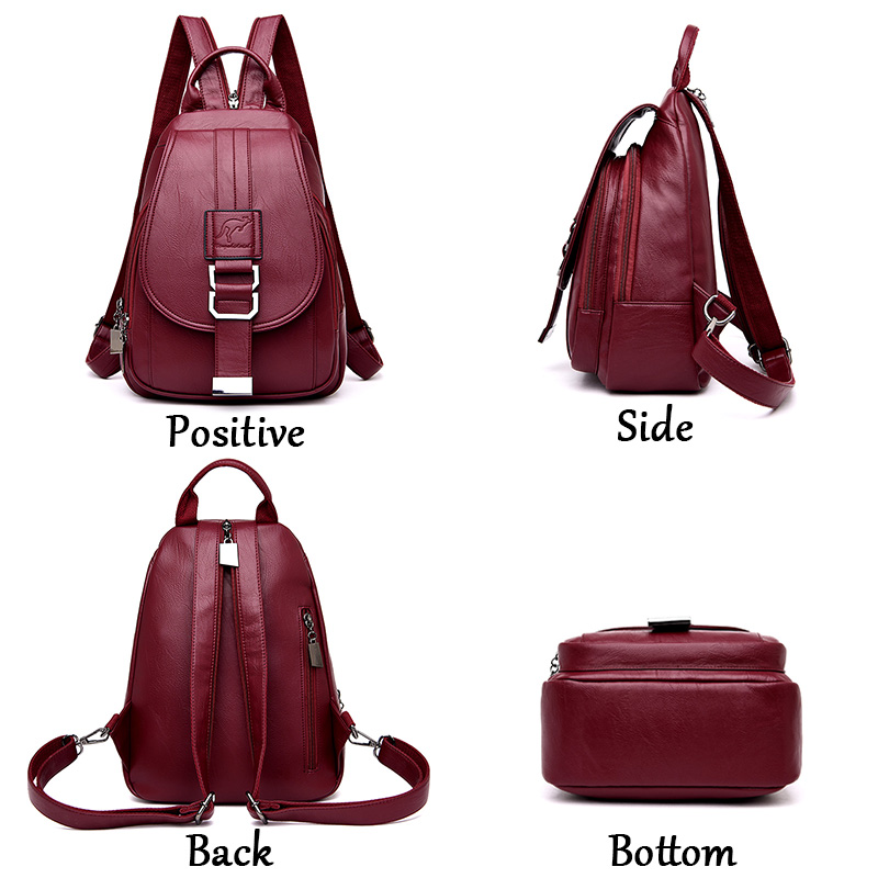 6 couleurs femmes sacs à dos f - Leatherwork Letters avis et prix