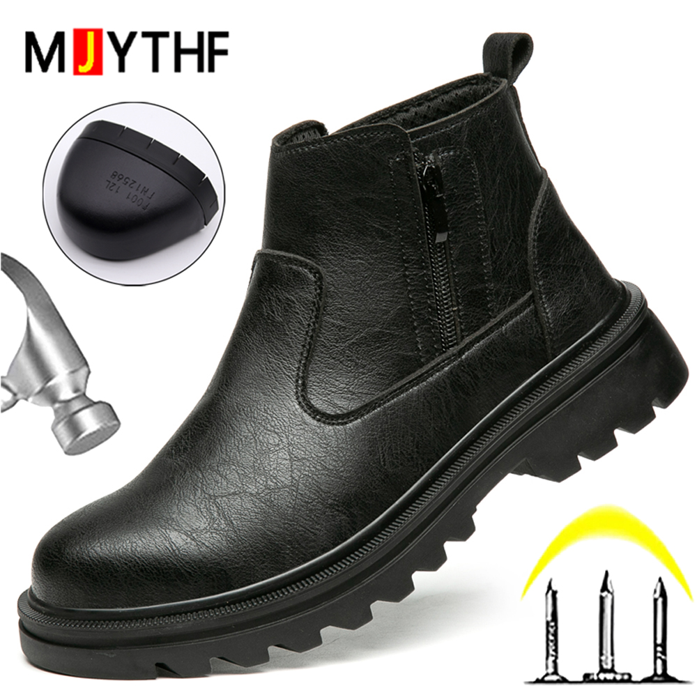 Bottes en cuir marron pour hom - Leather Work Flats avis et prix