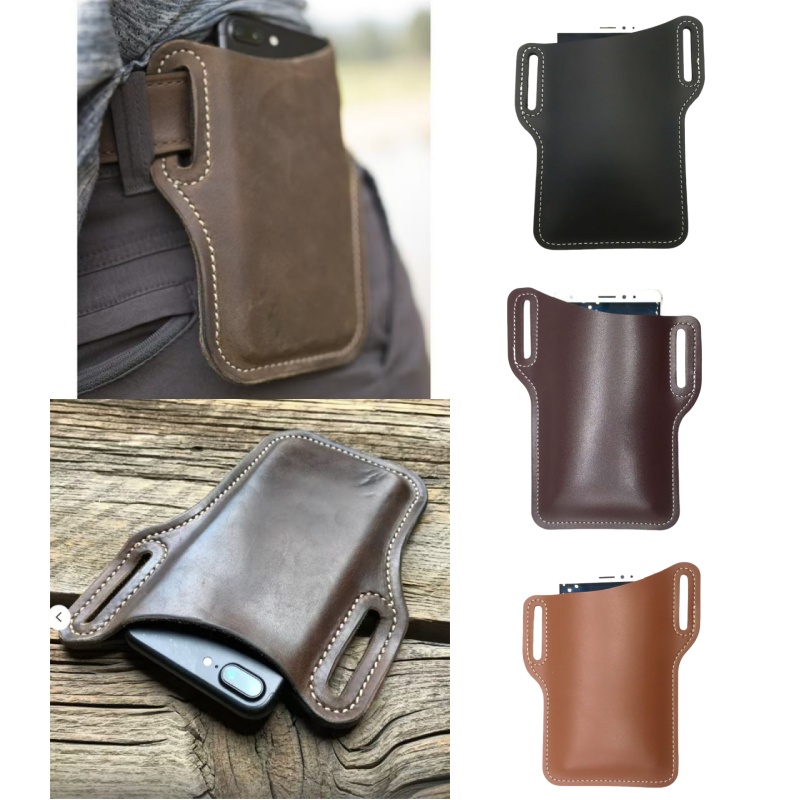 Sac de ceinture rétro en cuir  - Leather Works Belt avis et prix