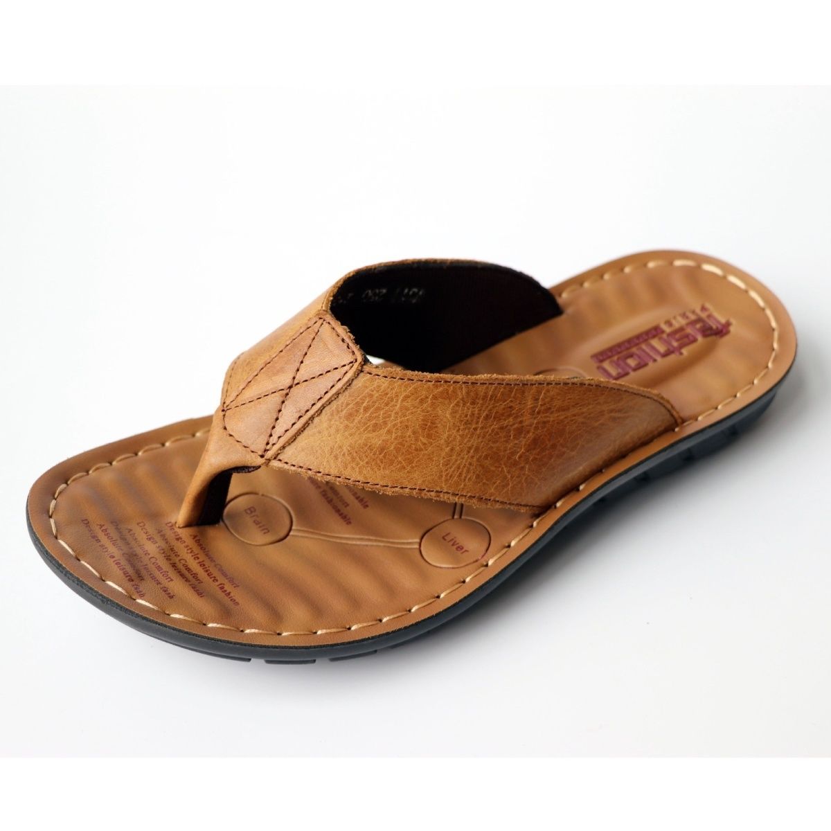 Chaussures d'été pour hommes,  - Leather Work Flats avis et prix