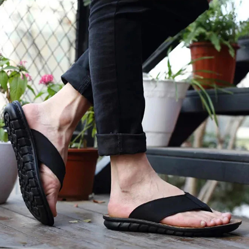 Chaussures d'été pour hommes,  - Leather Work Flats avis et prix