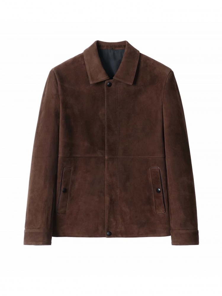 Veste en cuir suédé véritable  - Leather Work Jacket Mens avis et prix