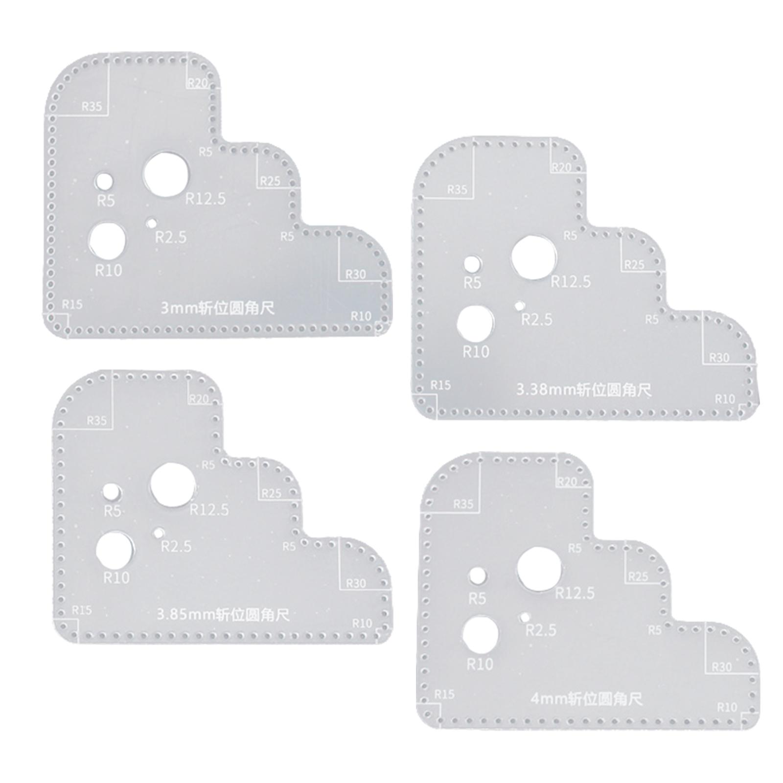 Gabarit circulaire en acryliqu - Leatherwork Templates avis et prix