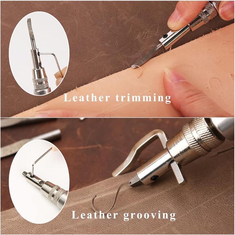 Kit de 7 outils professionnels - Leatherwork Edge Beveler avis et prix