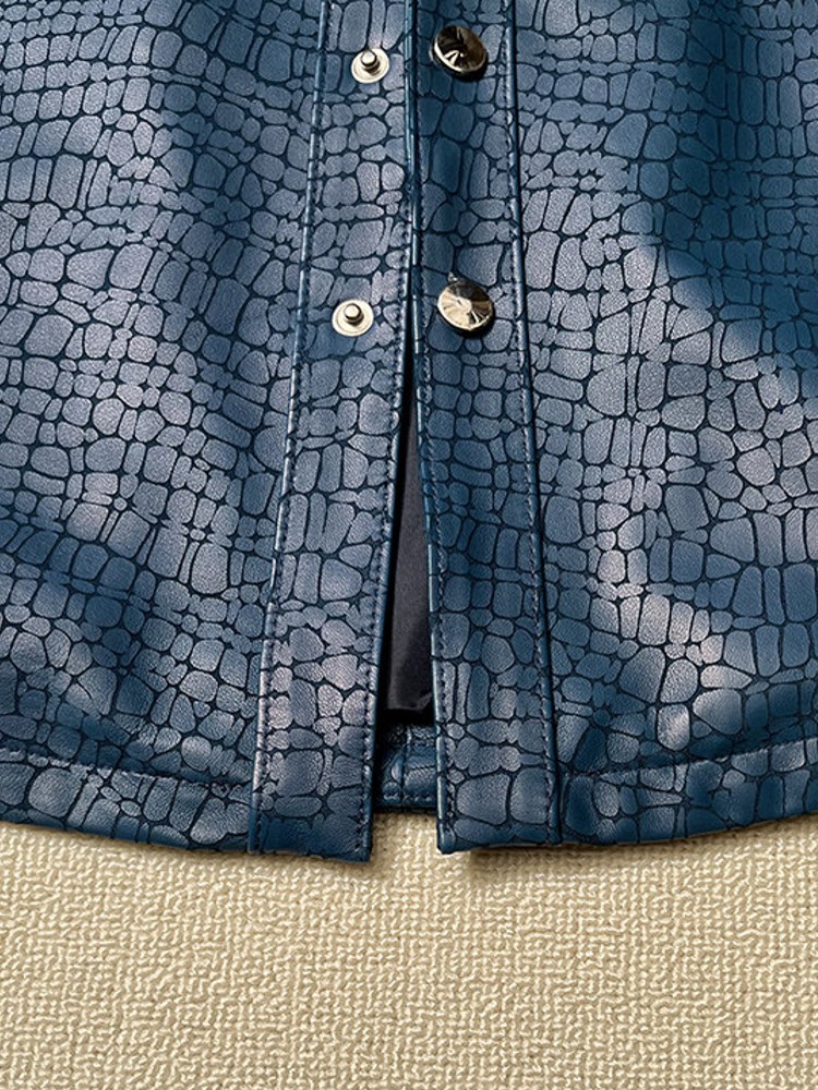 Veste en cuir véritable pour h - Leather Work Jacket Mens avis et prix