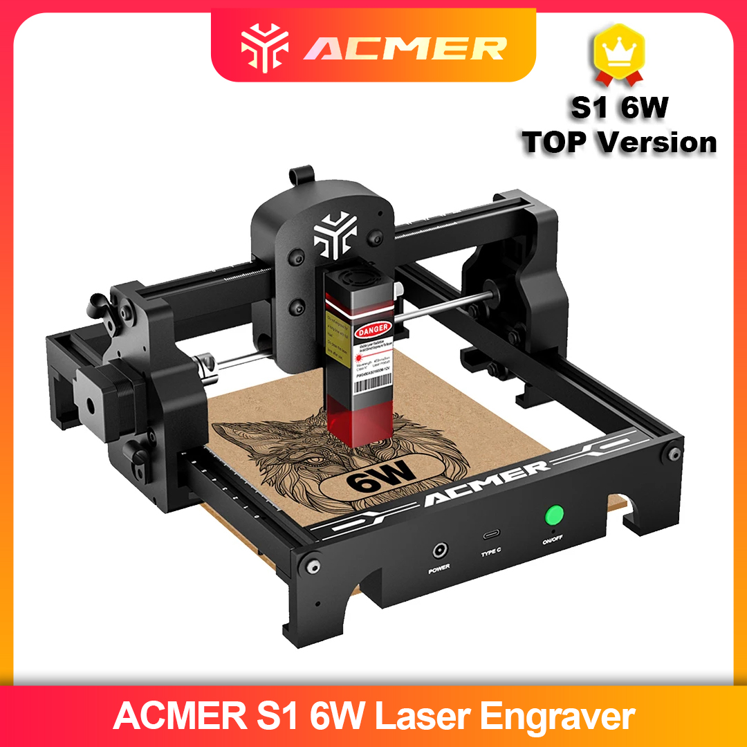 ACMER S1 2.5/3.5/6W Laser grav - Leatherwork Machine avis et prix