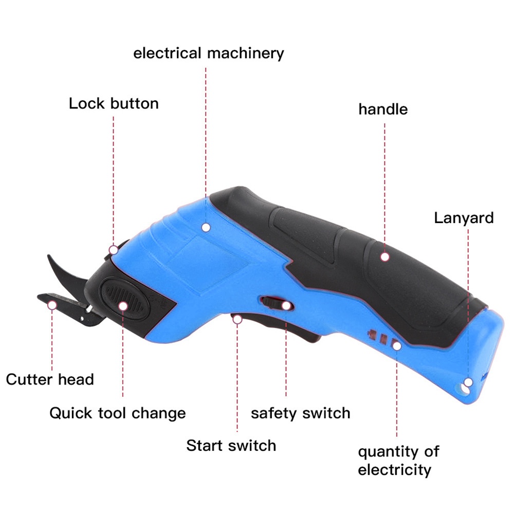 Ciseaux électriques 3.6V, Mach - Leatherwork Machine avis et prix