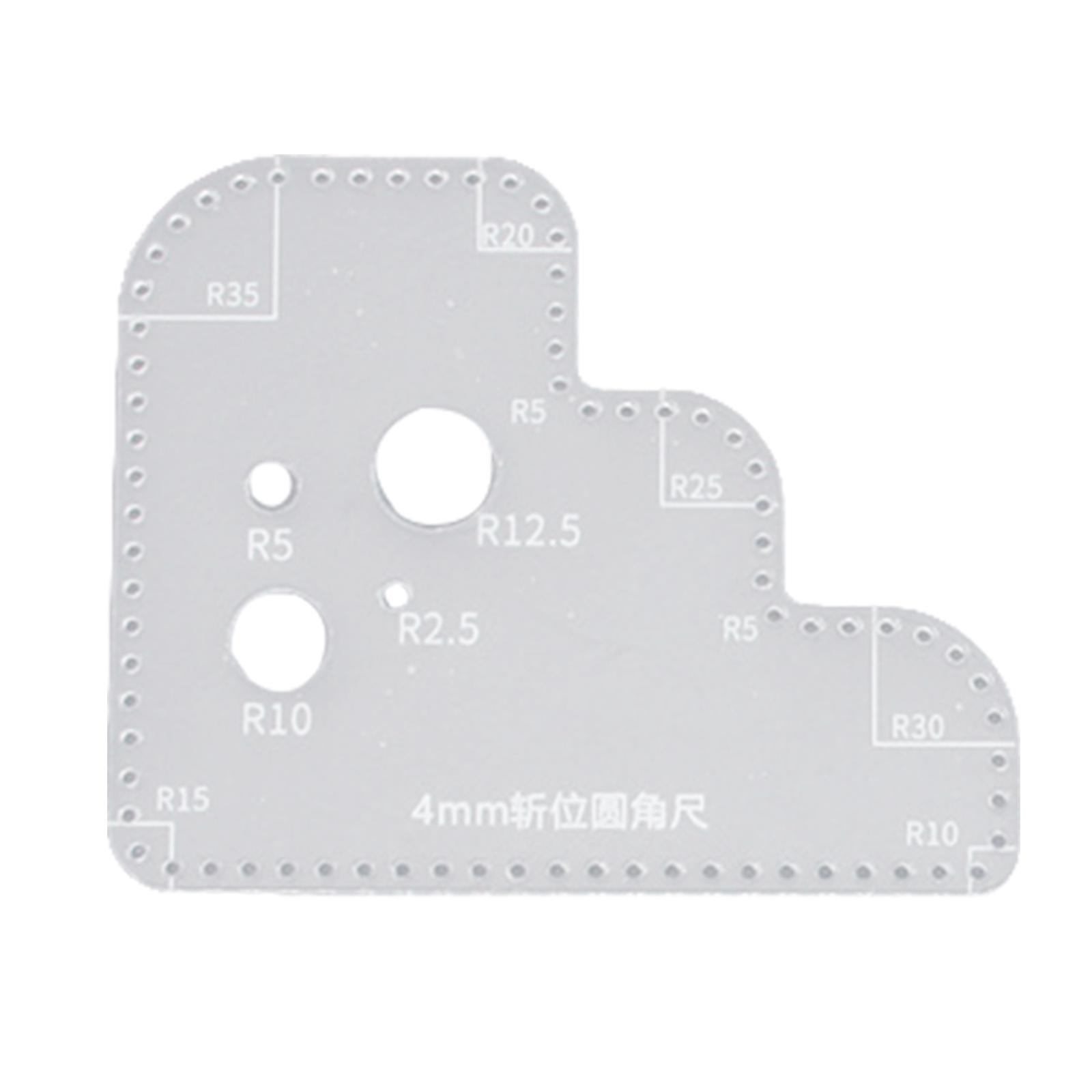 Gabarit en acrylique pour trav - Leatherwork Templates avis et prix