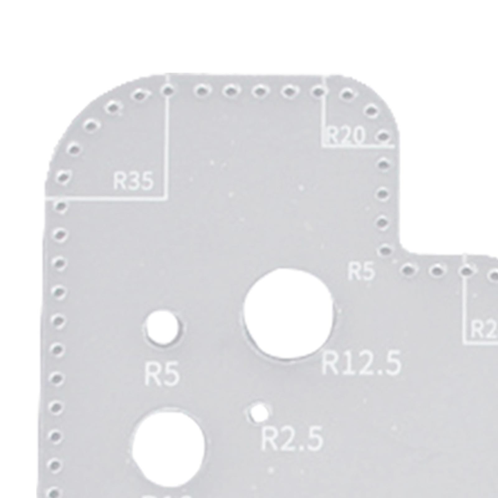 Règle de découpe circulaire en - Leatherwork Templates avis et prix