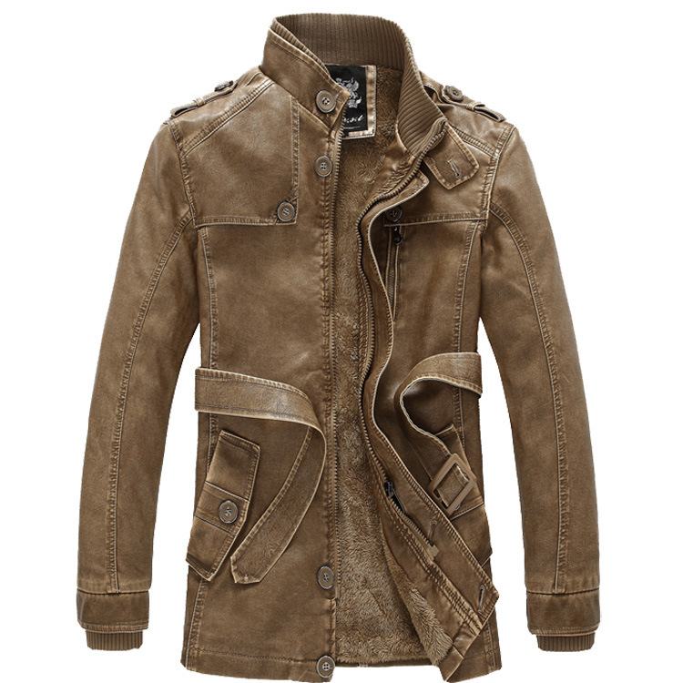 Veste de moto d'automne pour h - Leather Work Jacket Mens avis et prix